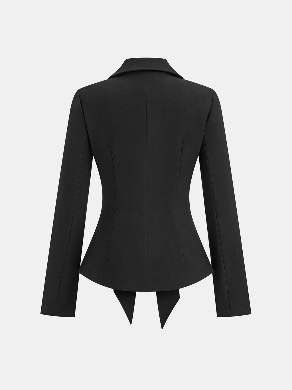 Women's Long Sleeve Tie Front Blazer - CelenoWear