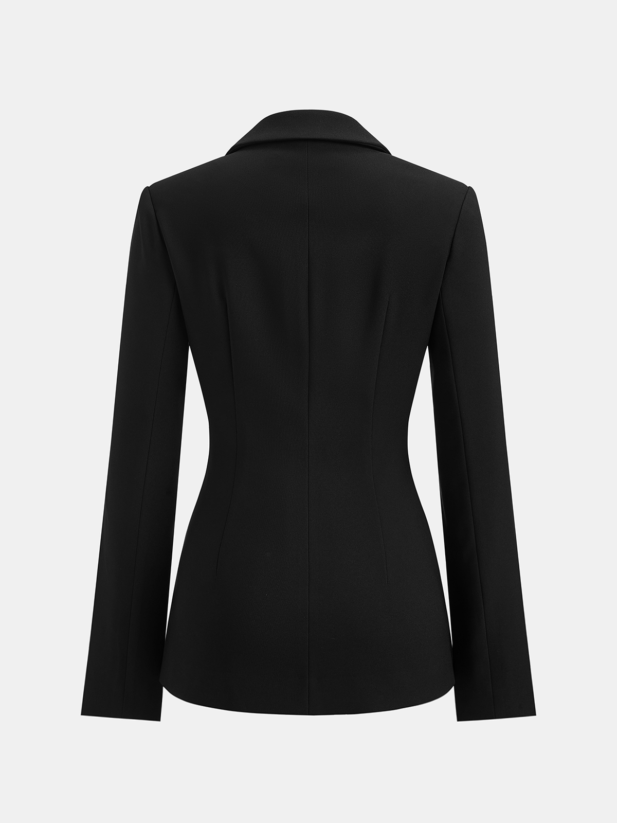 Women's Tailored Blazer with Tie-Waist - CelenoWear